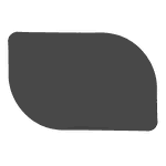 Jogo Americano Folha + Porta Copos - Kit Com 6 - Cor: Preto