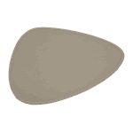 Jogo Americano Palheta + Porta Copos - Kit Com 6 - Cor: Aveia