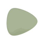 Jogo Americano Palheta + Porta Copos - Kit Com 6 - Cor: Mint