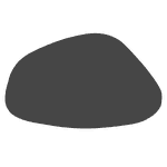 Jogo Americano Stone + Porta Copos - Kit Com 6 - Cor: Preto