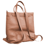 Mochila Isabella - Camel - Couro Legítimo