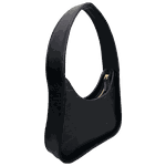 Bolsa Lua - Preta - COURO LEGÍTIMO