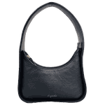Bolsa Lua - Preta - COURO LEGÍTIMO
