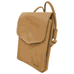 Bolsa Feminina PokeBag - Couro Legítimo - Camel