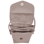 Bolsa Feminina PokeBag - Couro Legítimo - Rosê