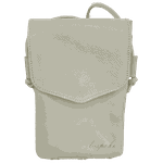 Bolsa Feminina PokeBag - Couro Legítimo - Off White