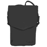 Bolsa Feminina PokeBag - Couro Legítimo - Preta