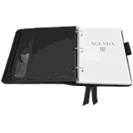 Agenda WorkSpace Luxo - PRETO - Couro Legítimo