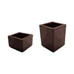 Kit Escritório (p. Papel A4, Lápis E Clips) - Couro Legítimo - TABACO