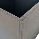 Lixeira de Mesa WorkSpace - PRETA - Couro Legítimo