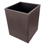 Lixeira de Mesa WorkSpace - TABACO - Couro Legítimo