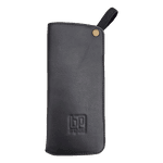 Estojo Porta Óculos Flex - Preto - COURO LEGÍTIMO