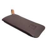 Estojo Porta Óculos Flex - Tabaco - COURO LEGÍTIMO
