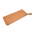 Estojo Porta Óculos Flex - Caramelo - COURO LEGÍTIMO