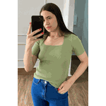 Blusa Decote - Verde