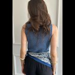 Regata Tricot Fio - Azul Petróleo