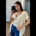 Kimono Rendado - Off White