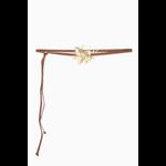 Cinto Flor Metal - Caramelo