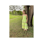 Vestido verde neon