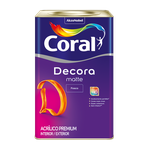Tinta Decora Acrílica Premium Matte Fosco 16L Coral 