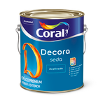 Tinta Decora Acrílica Premium Seda Acetinado 3,6l Coral 