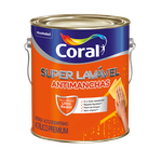 Tinta Super Lavável Antimanchas 3,6L Eggshell Coral 