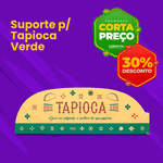SUPORTE PARA TAPIOCA VERDE - 50 UNIDADES