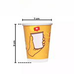 COPO DE PAPEL 200ML GENERICO AMARELO - 25 UNIDADES