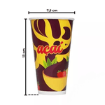 COPO DE PAPEL 360ML AÇAI - 25 UNIDADES