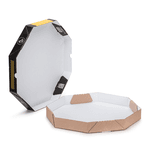 CAIXA PIZZA 30 CM BLACK YELLOW - 10 UNIDADES