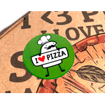 ADESIVO LOVE PIZZA - 500 Unidades