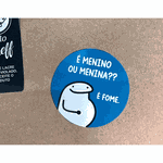 ADESIVO MENINO MENINA - 500 UNIDADES