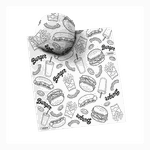PAPEL ACOPLADO PARA LANCHE 30x38cm - 500 UNIDADES