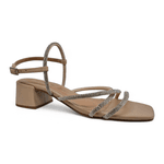 Sandália Strass Cinza