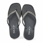 Chinelo Pedras Cinza Lua