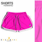 Short Feminino com Estampa Rosa
