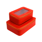 Necessaire Crystal Couro Red Alert