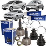Par Junta Ponteira Homocinética Roda Gol G5 G6 G7 G8 Fox Voyage 1.0 2010 a 2023 Nakata NJH011809