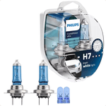 Kit Lâmpada Farol Baixo H7 + Lanterna Pingo Philips