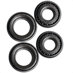 Kit Rolamento Roda Dianteira 4 Furos Brasília Fusca Variant 1974 a 1996 Tantto