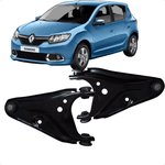 Par Bandeja Dianteira Com Pivô Logan Sandero 1.0 1.6 Após 2014 Nakata NBJ6011DP NBJ6011EP