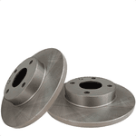 Kit Discos Sólidos e Pastilhas Freio Dianteiro Celta 1.0 8v 2000 a 2008