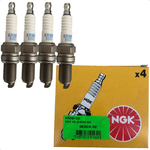 Jogo Cabos e Velas Ignição Bravo Doblo Grand Siena Idea Linea Palio Punto Strada 1.6 1.8 16v E-Torq Flex Após 2015 NGK SCT67 KR8B10D