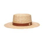 CHAPÉU PALHETA FAIXA CARAMELO
