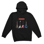 Moletom C.pirata Estampado Com Capuz Masculino - Preto Prefiro a Gitarra, Ela Não Fala