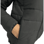 JAQUETA PUFFER UNISSEX ADULTO COM ZÍPER E BOLSOS 111112 Preto
