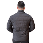 JAQUETA PUFFER UNISSEX ADULTO COM ZÍPER E BOLSOS 111112 Preto