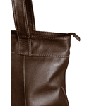 Bolsa em Couro Marrom Rústico Valência