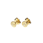 Brinco mini ponto dourado