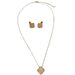 Conjunto Trevo dourado